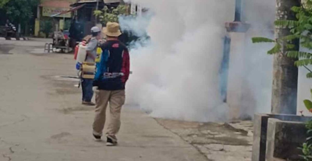 Bantuan CSR Fogging dari Relawan